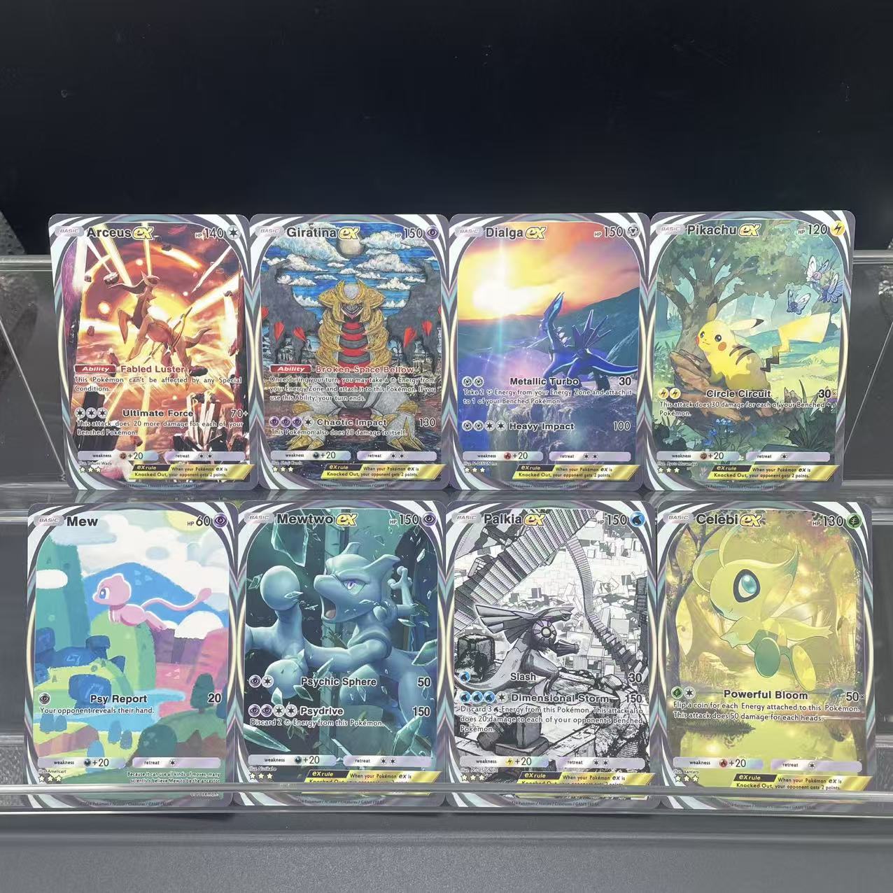 Art Craft Games - 8Pcs/Set DIY Self-made Anime English Version