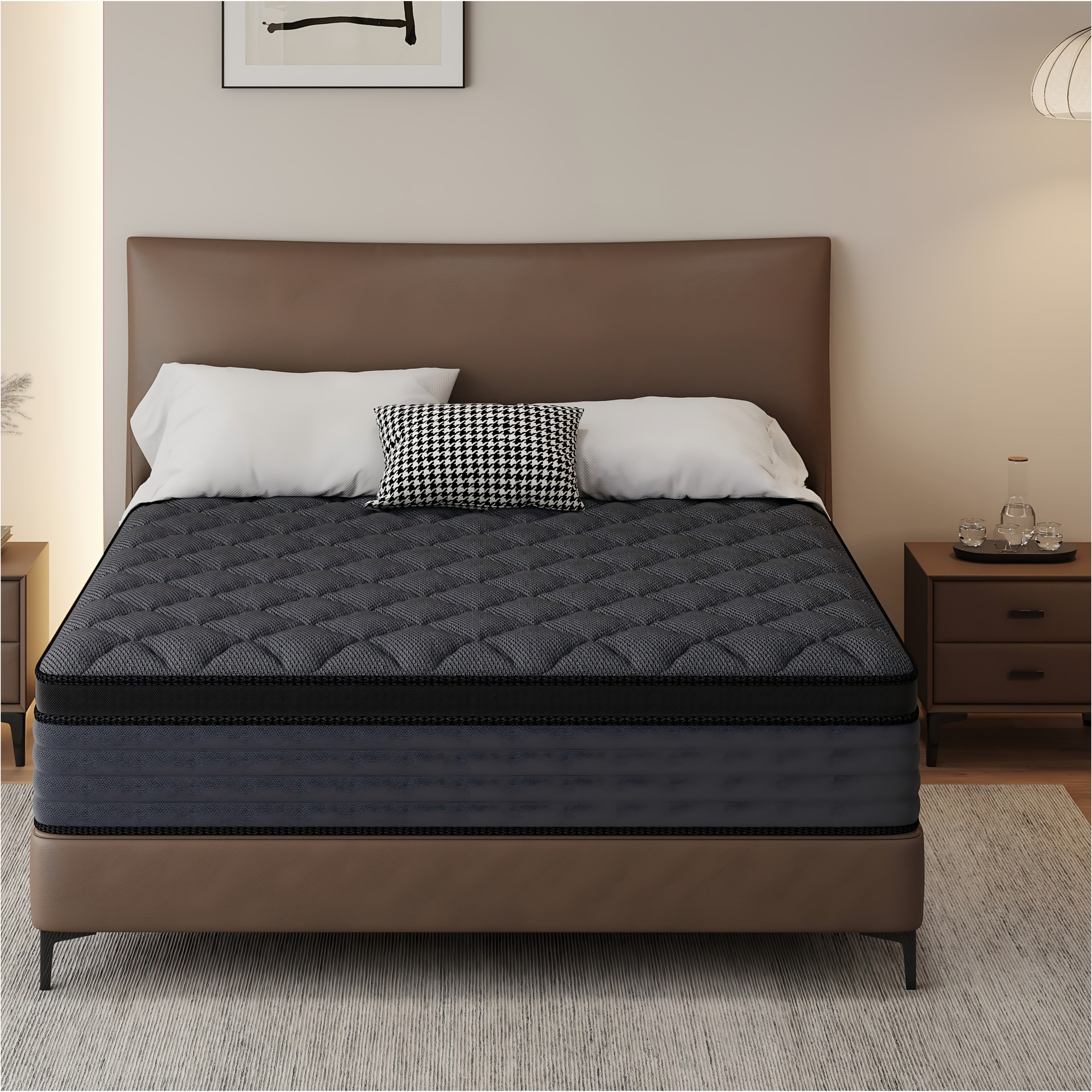 Queen Art Craft - 12-Inch Hybrid Mattress with Memory Foam
