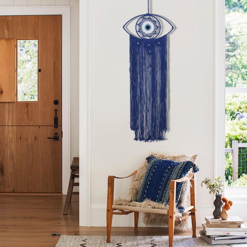 Unique Art Craft - Nordic Handwoven Evil Eye Tapestry Turkish