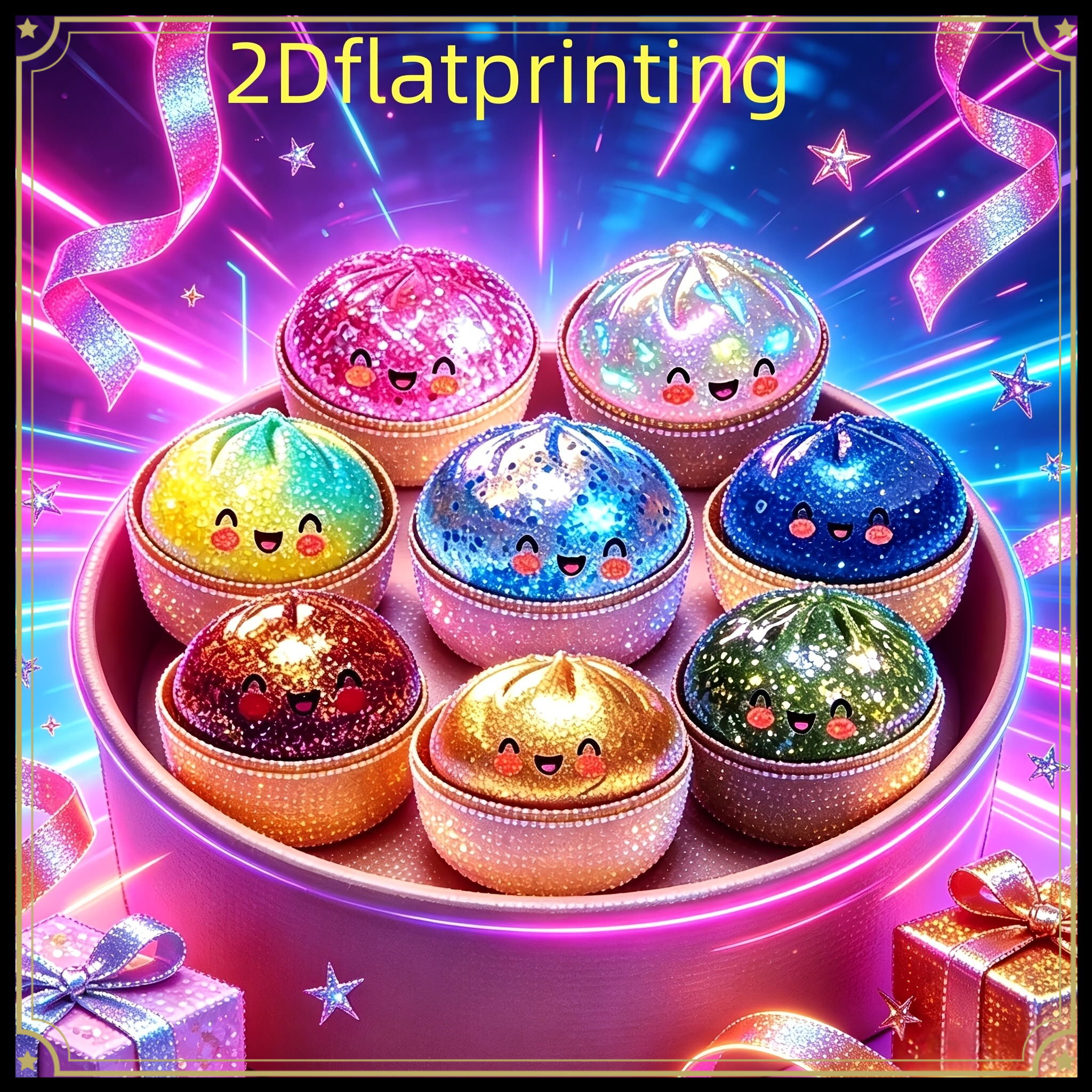 Art Craft Decoration Ideas - Full Round Diamond Painting Cute Bao