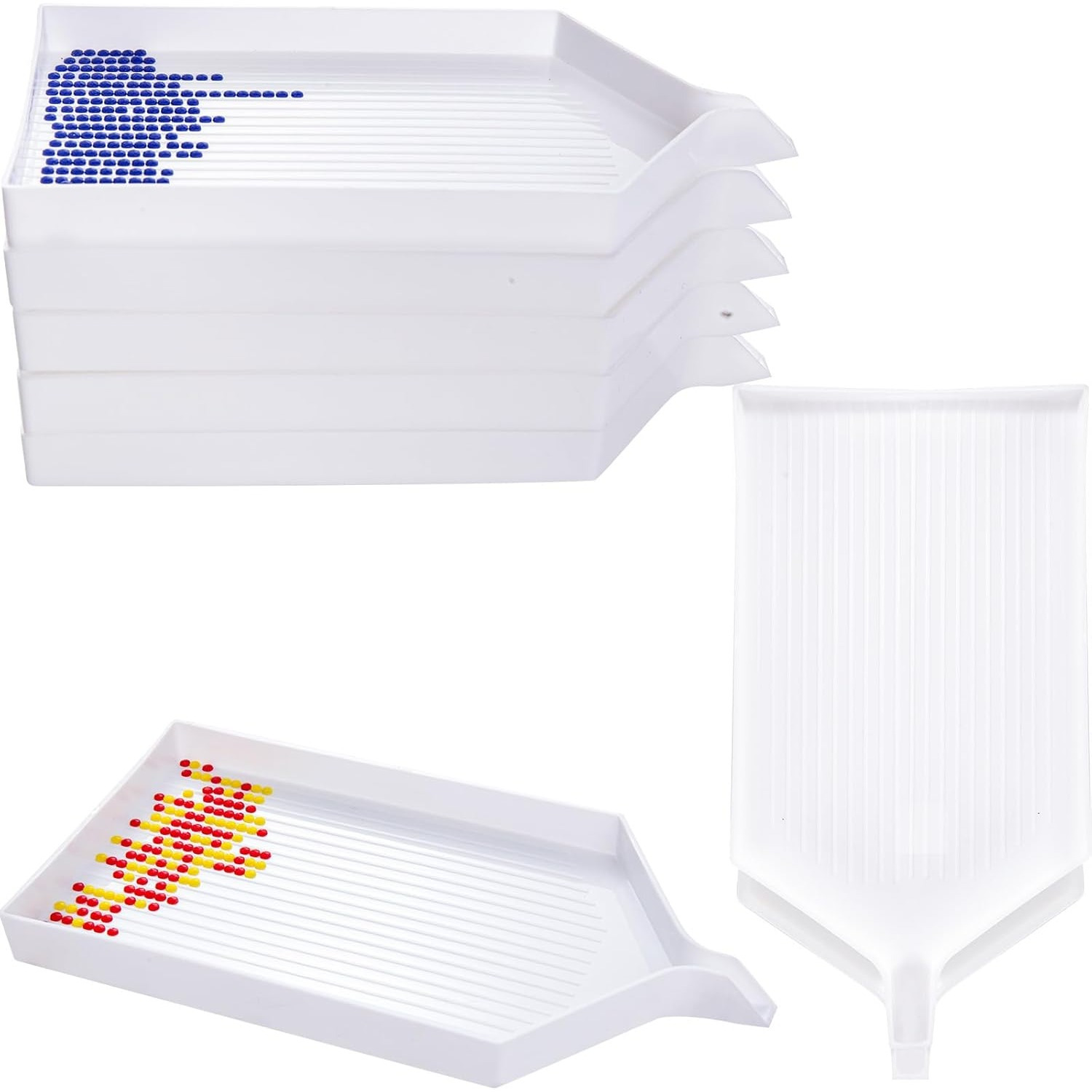Art Craft Tools - Plastic Diamond Painting Trays 22/16/13/7PCS Bead