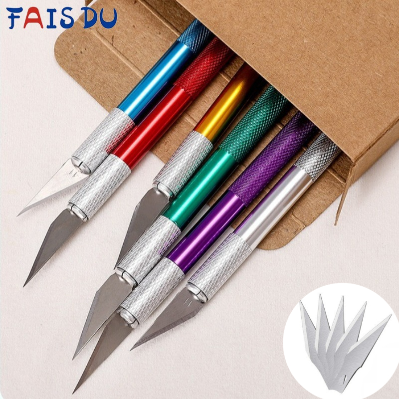 Art Craft Knife - Engraving Non-Slip Metal Knife Kit with