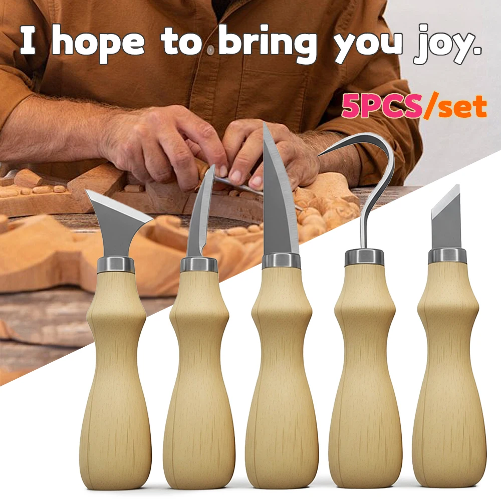 5Pcs Wood Carving Tools Set,Cu – обзор и цена Art Craft Tools