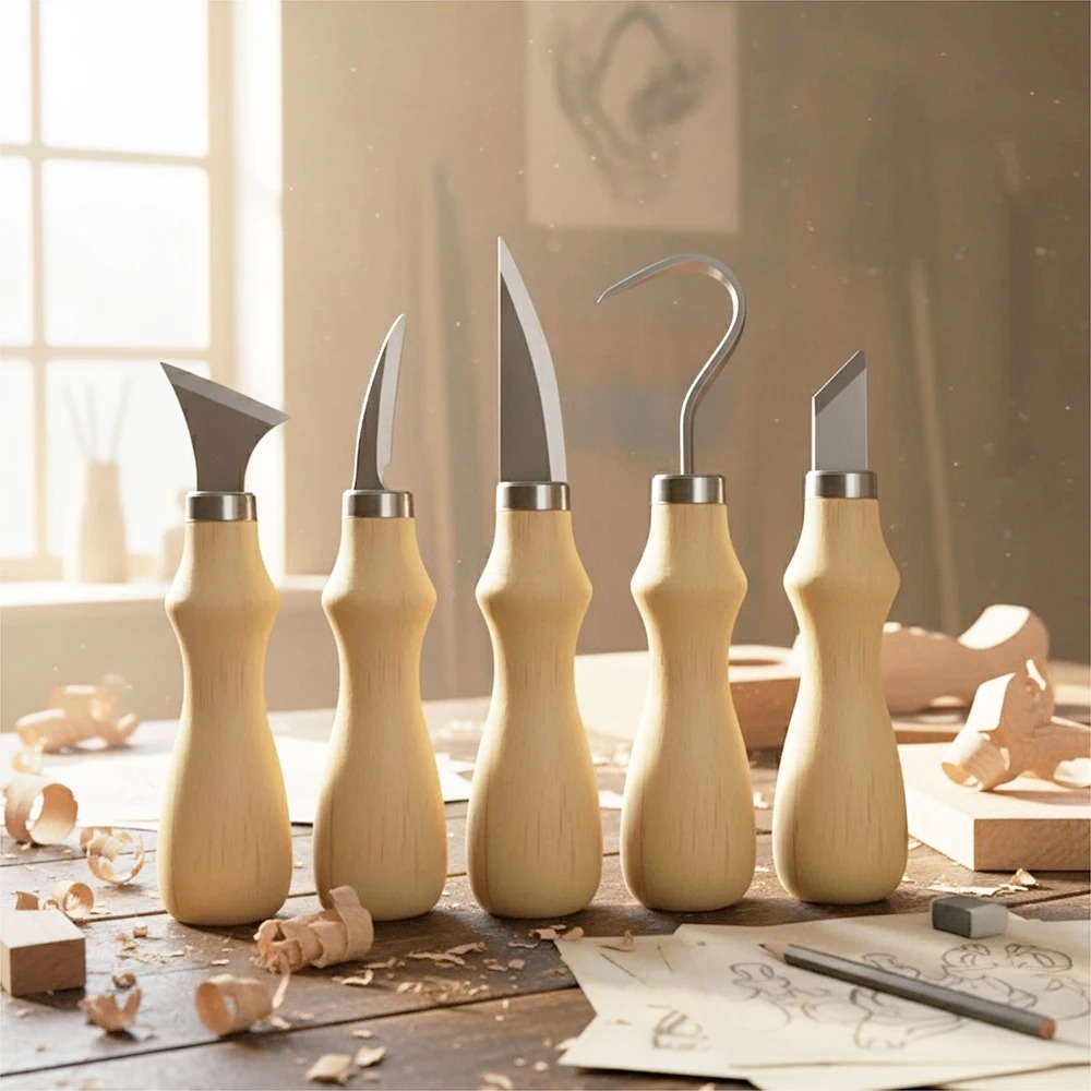 5Pcs Wood Carving Tools Set,Cu – обзор и цена Art Craft Tools