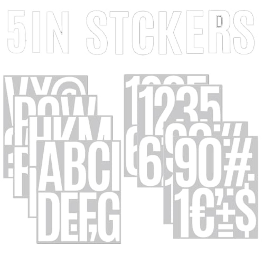 Letter Stickers 8 Sheets Mailb – обзор и цена Art Craft Letter A