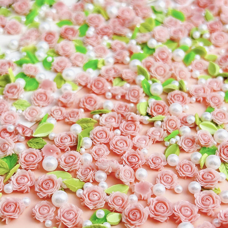 50pcs Random Mixed Resin Flowe – обзор и цена Art Craft Rose
