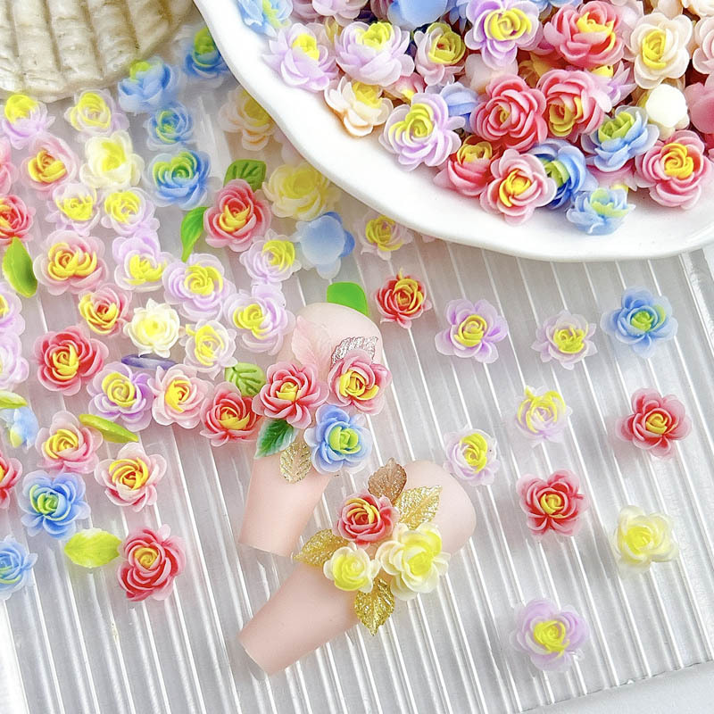 50pcs Random Mixed Resin Flowe – обзор и цена Art Craft Rose