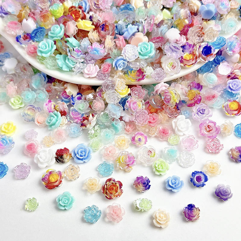 50pcs Random Mixed Resin Flowe – обзор и цена Art Craft Rose
