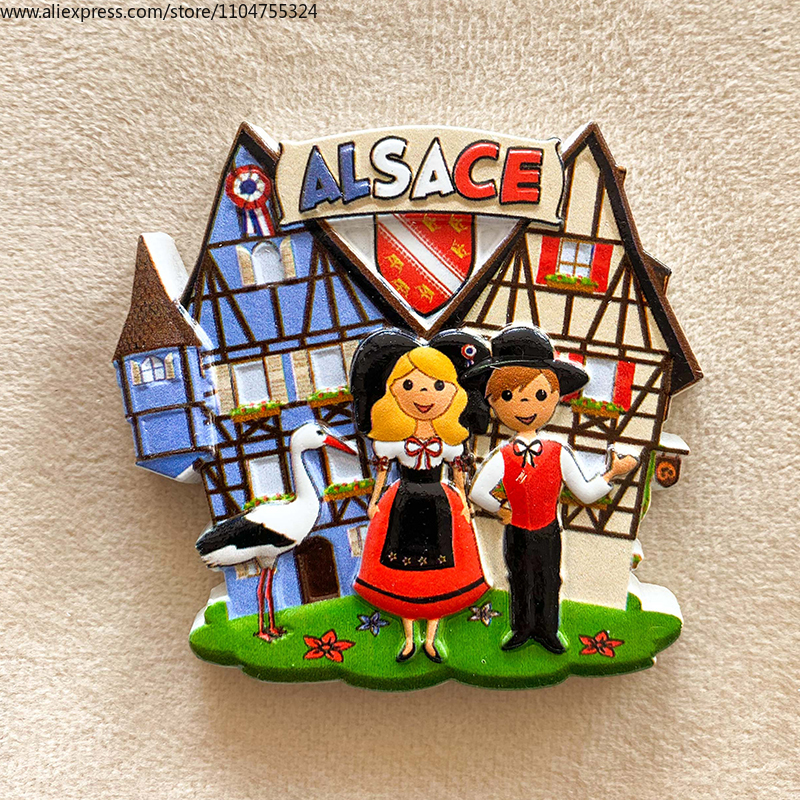 Alsace, France Travel Souvenir – обзор и цена Art Craft Magnet