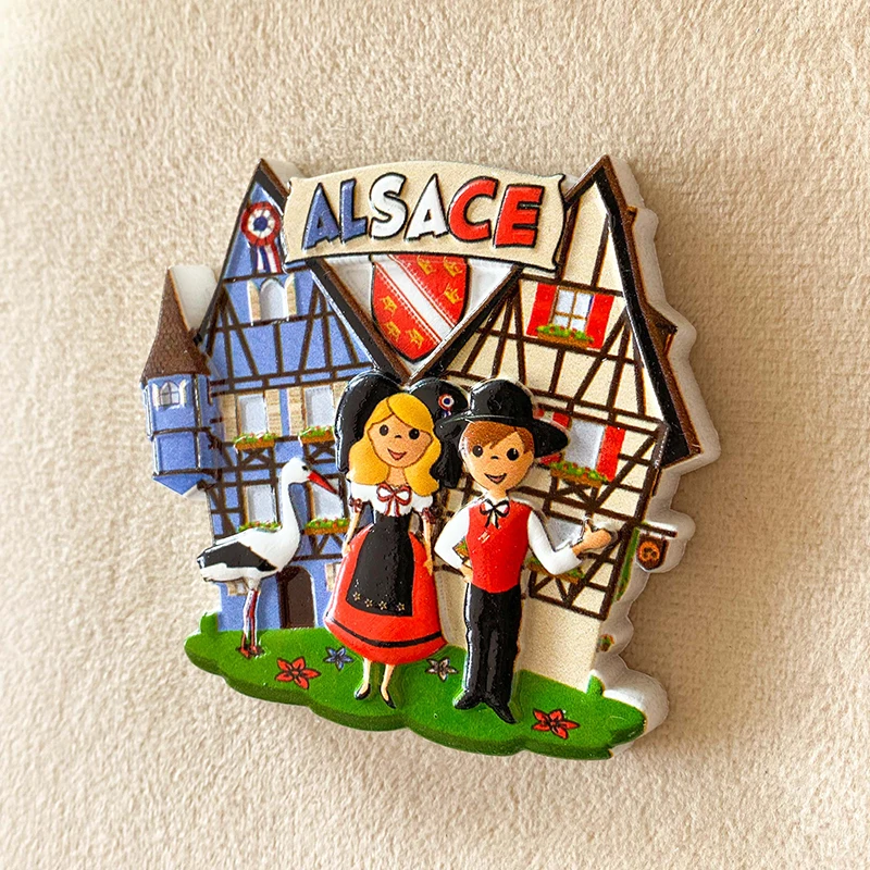 Alsace, France Travel Souvenir – обзор и цена Art Craft Magnet