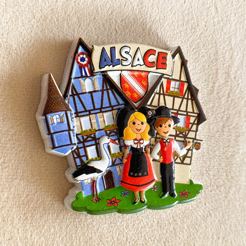 Alsace, France Travel Souvenir – обзор и цена Art Craft Magnet