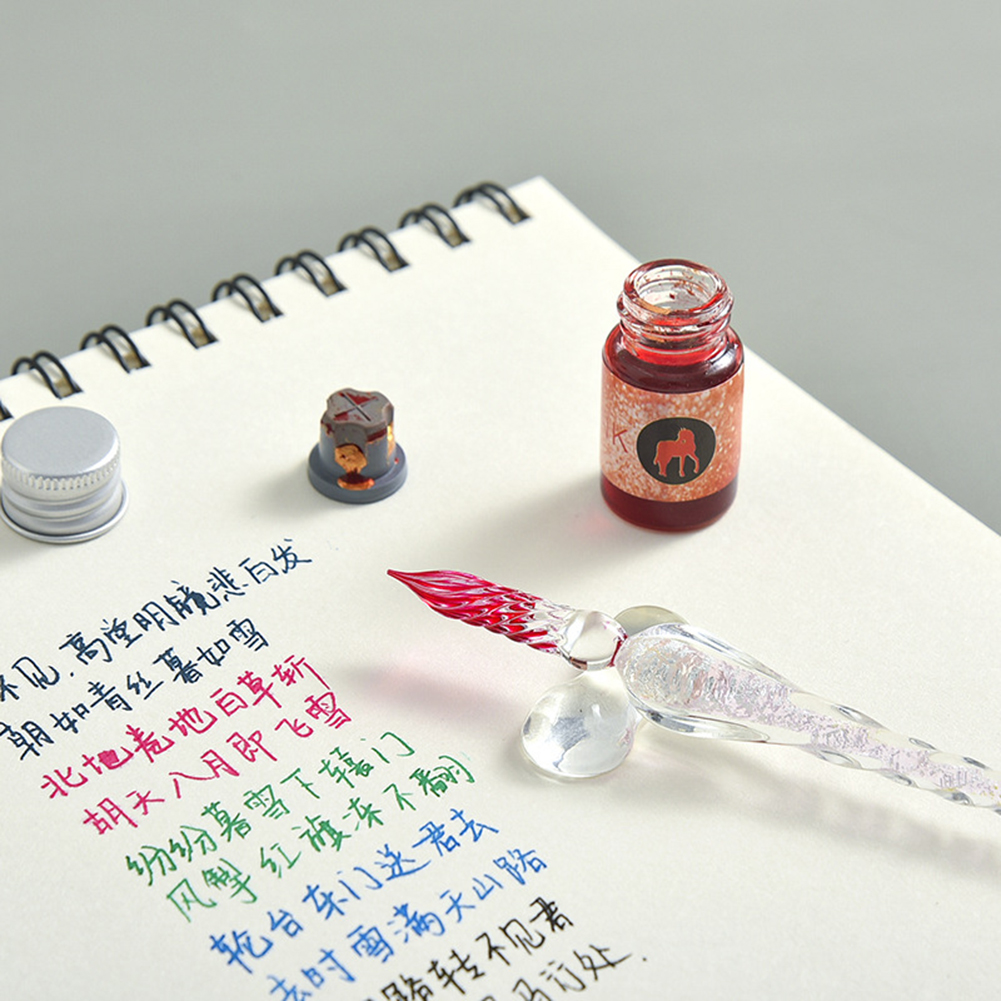 Calligraphy Glass Dip Pen Ink  – обзор и цена Calligraphy Pen Set