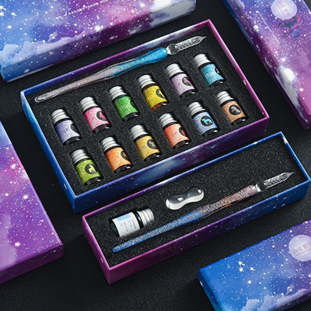 Calligraphy Glass Dip Pen Ink  – обзор и цена Calligraphy Pen Set