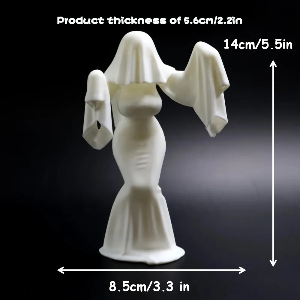 3D Printed Female Ghost Figuri – обзор и цена Unique Art Craft