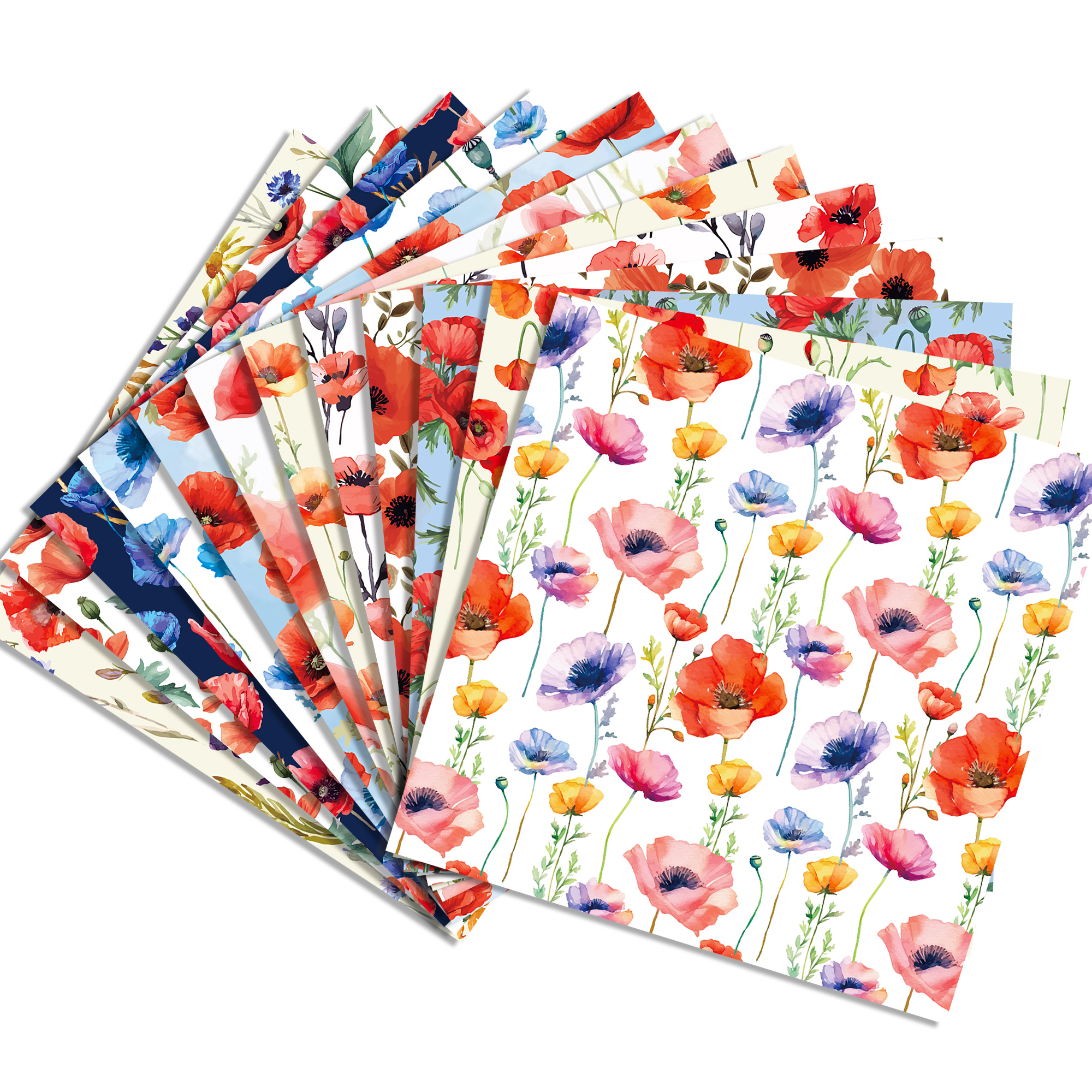 24pcs 30*30cm Poppy Red Flower – обзор и цена Art Craft Flower Making
