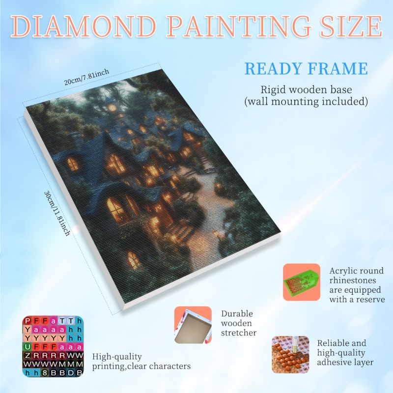 RUOPOTY Framed House 5d Diamon – обзор и цена Art Craft Room