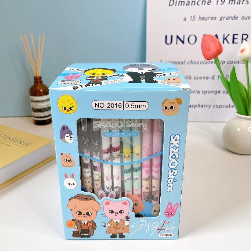 SKZOO Wolf chan Dwaekki Bbokar – обзор и цена Calligraphy Pen Set