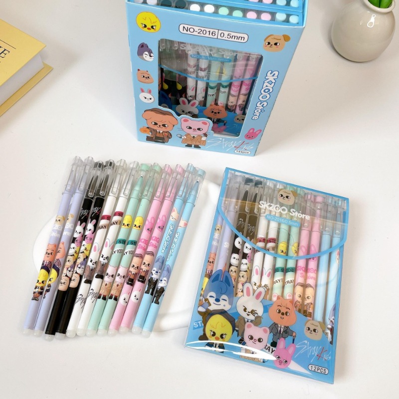 SKZOO Wolf chan Dwaekki Bbokar – обзор и цена Calligraphy Pen Set