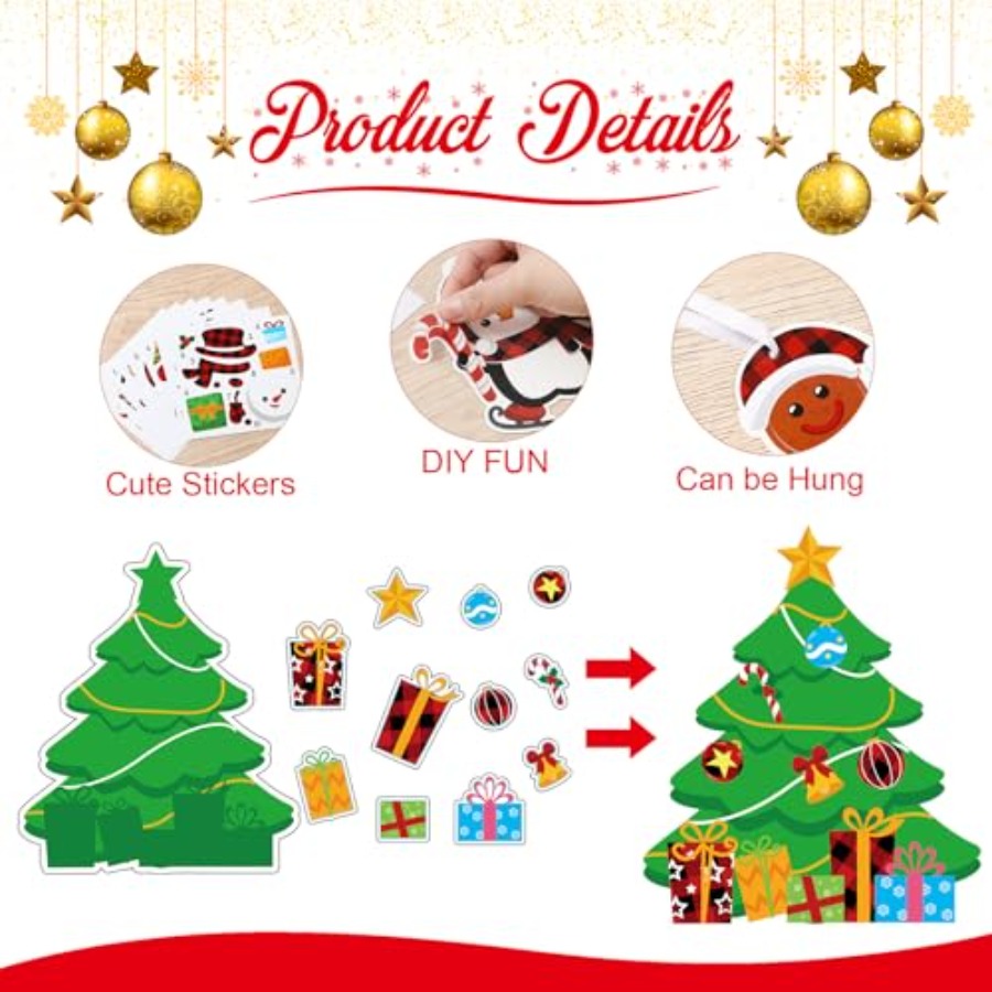 Sets Christmas Crafts Kits for – обзор и цена Art And Craft Xmas Tree
