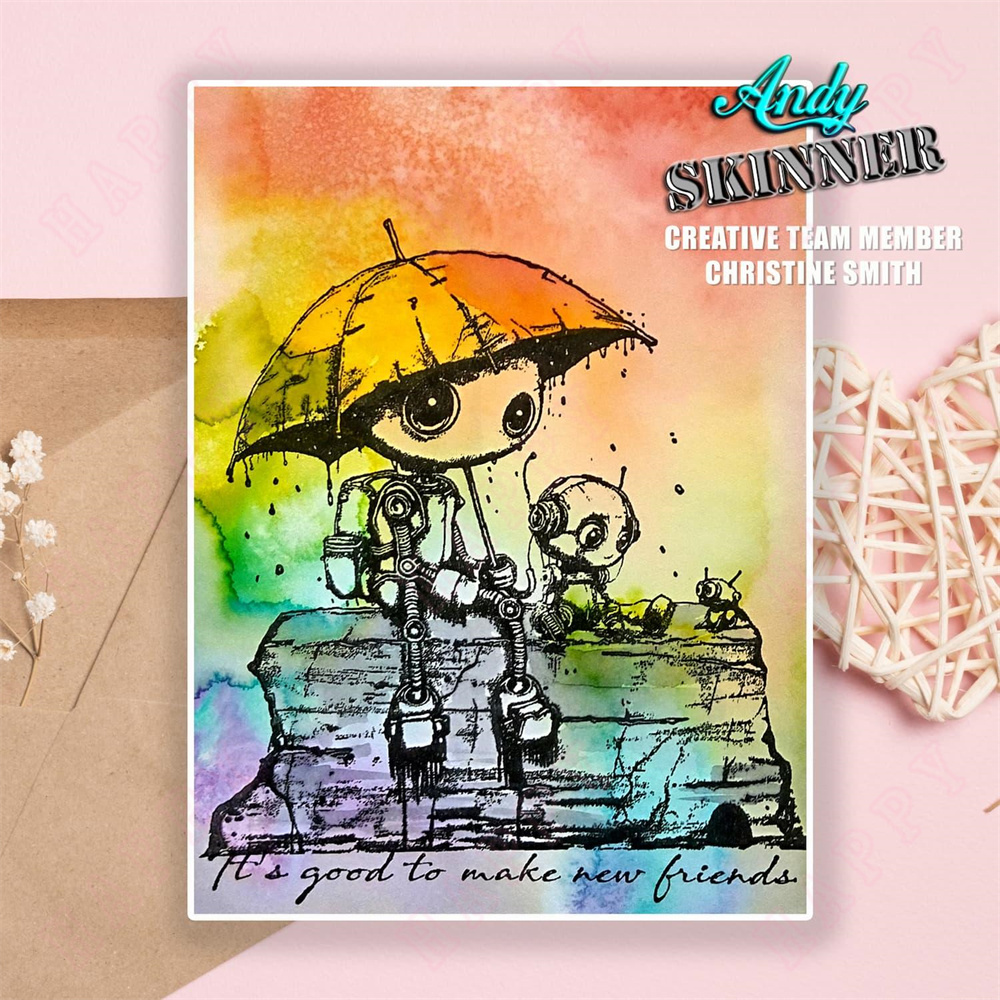 2024 New Friends Stamp Silicon – обзор и цена Art Craft Umbrella
