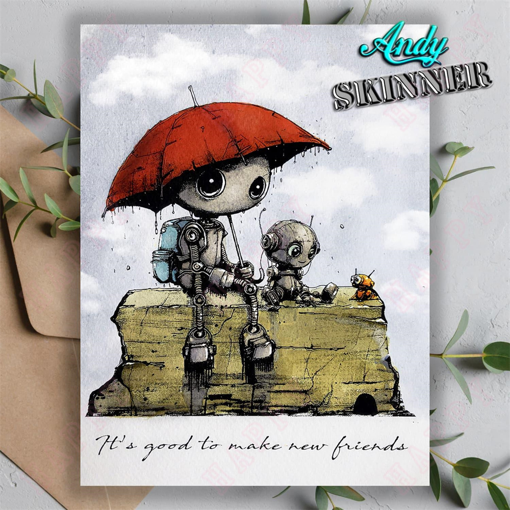 2024 New Friends Stamp Silicon – обзор и цена Art Craft Umbrella