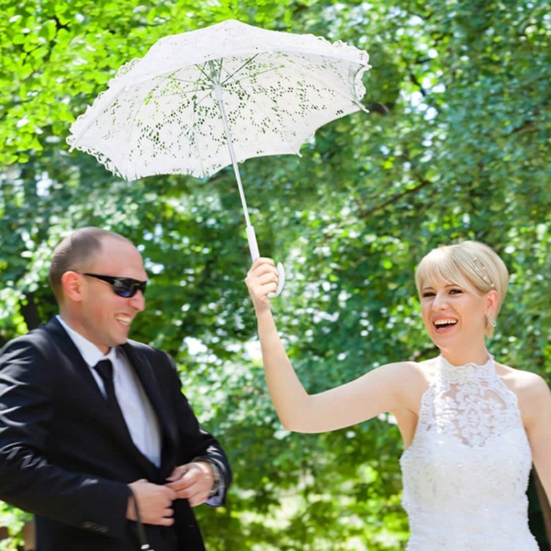 1PC Mini Wedding Lace Parasol, – обзор и цена Art Craft Umbrella