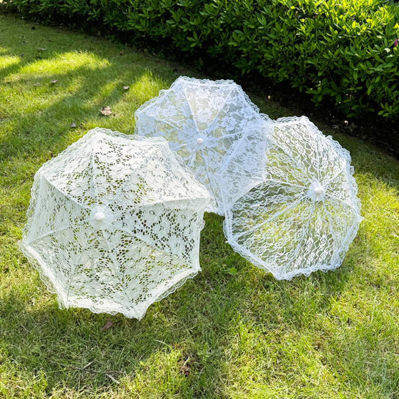 1PC Mini Wedding Lace Parasol, – обзор и цена Art Craft Umbrella