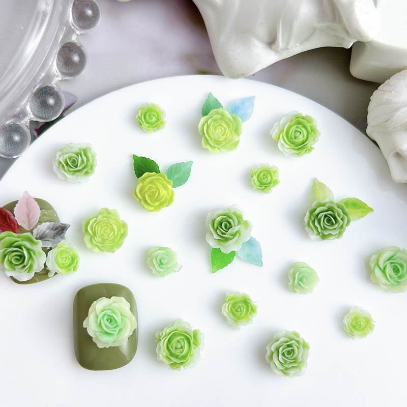 50pcs Random Mixed Resin Rose  – обзор и цена Art Craft Rose