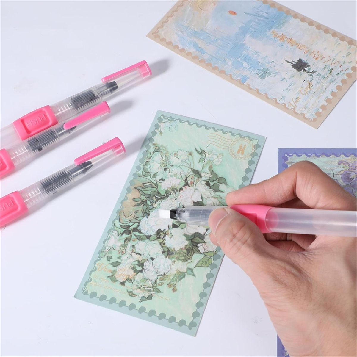 AA98 6Pcs Brushes for Painting – обзор и цена Calligraphy Pen Set