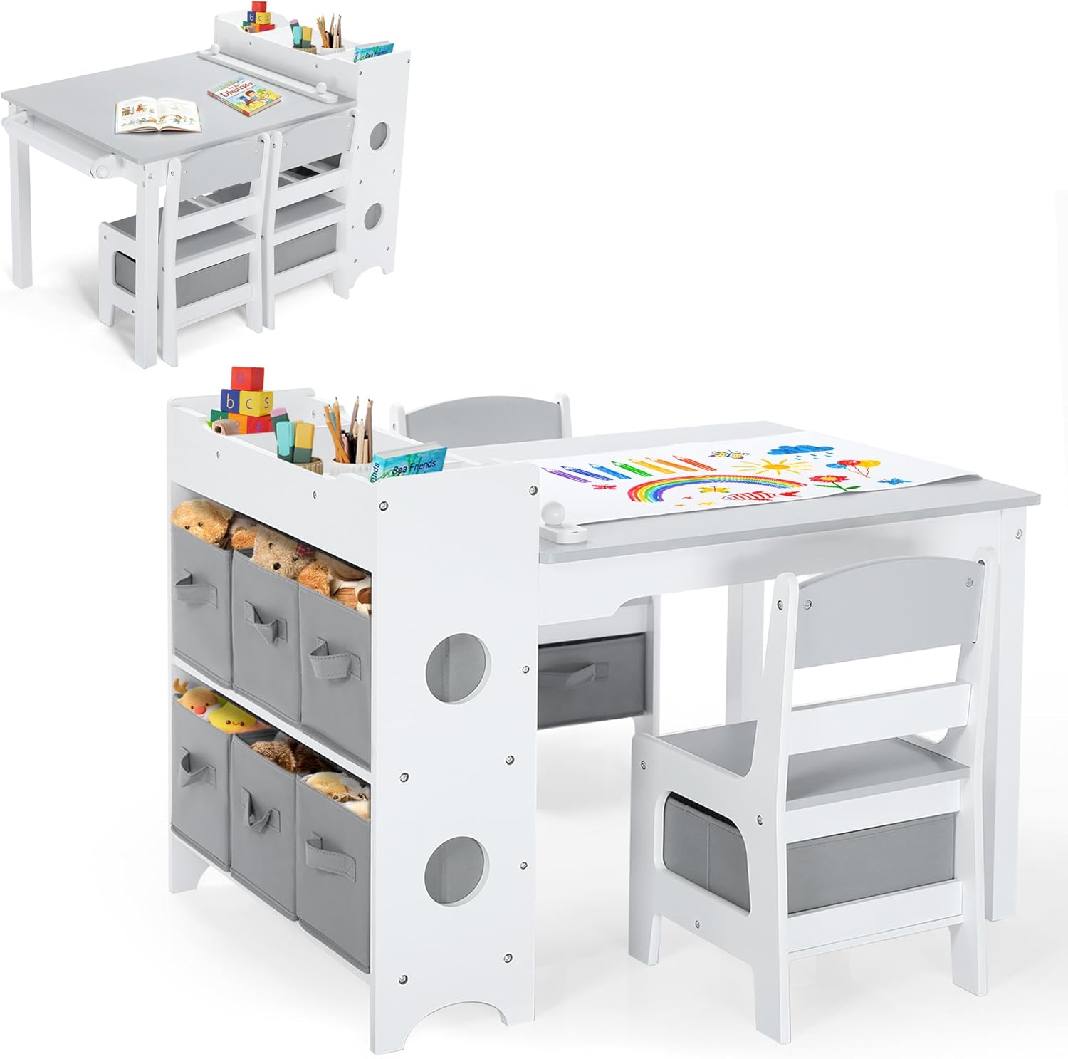 Kids Art Table & Chair Set, Wo – обзор и цена Art And Craft For Nursery