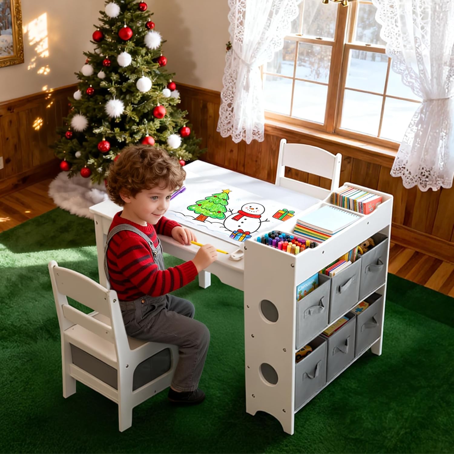 Kids Art Table & Chair Set, Wo – обзор и цена Art And Craft For Nursery