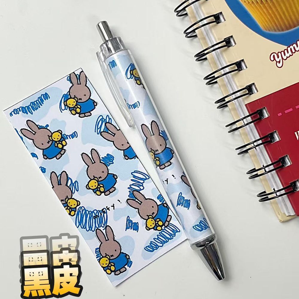 New Miffy Rabbit Press Gel Pen – обзор и цена Calligraphy Pen Set