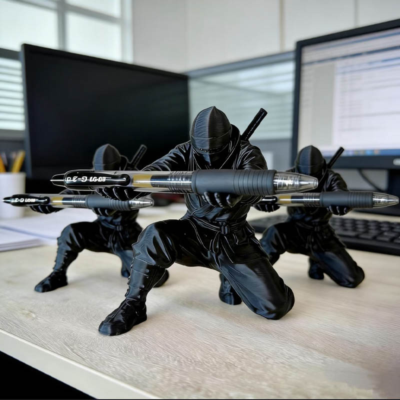 Desktop Art 3D Printed Ninja P – обзор и цена Unique Art Craft