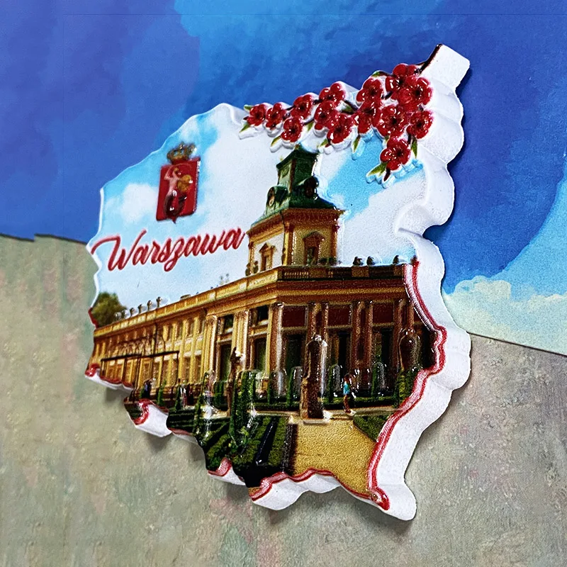 Warsaw 3D refrigerator magnet  – обзор и цена Art Craft Magnet
