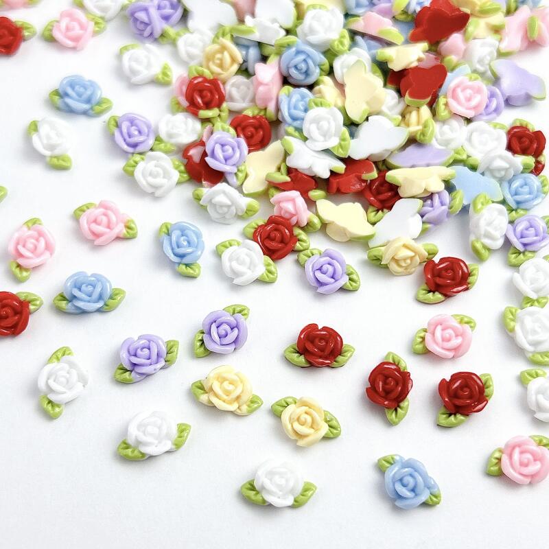 30PCS Resin Rose Nail Art Deco – обзор и цена Art Craft Rose
