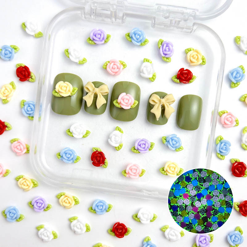 30PCS Resin Rose Nail Art Deco – обзор и цена Art Craft Rose