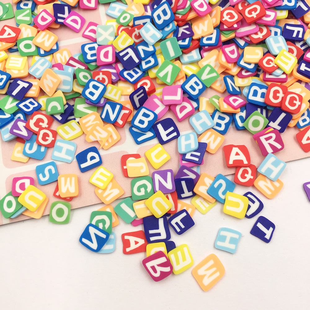 50g/lot 5mm Square Letters Sli – обзор и цена Art Craft Letter A