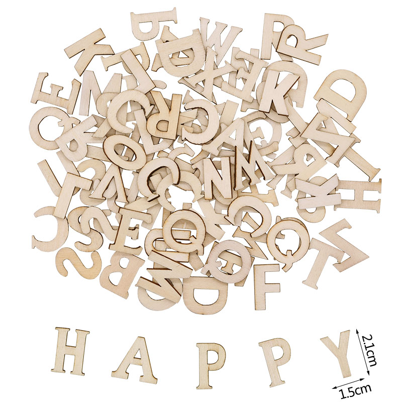 100pcs Wood English Alphabet D – обзор и цена Art Craft Letter A