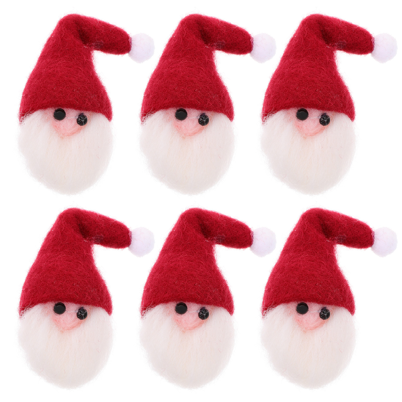 6Pcs Premium Felt Santa Claus  – обзор и цена Art And Craft Xmas Tree