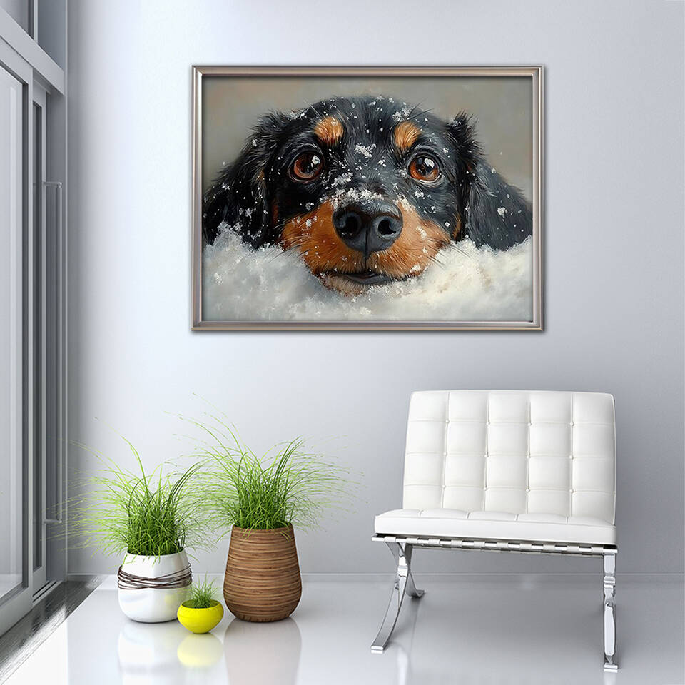 Acrylic Paint By Numbers Dog A – обзор и цена Art Craft Room
