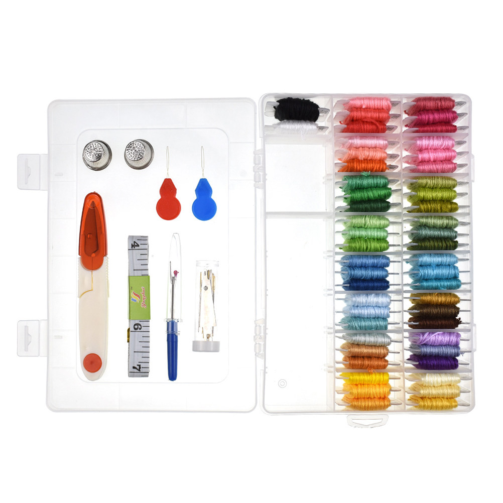 50 Assorted Colors Embroidery  – обзор и цена Art Craft Tools