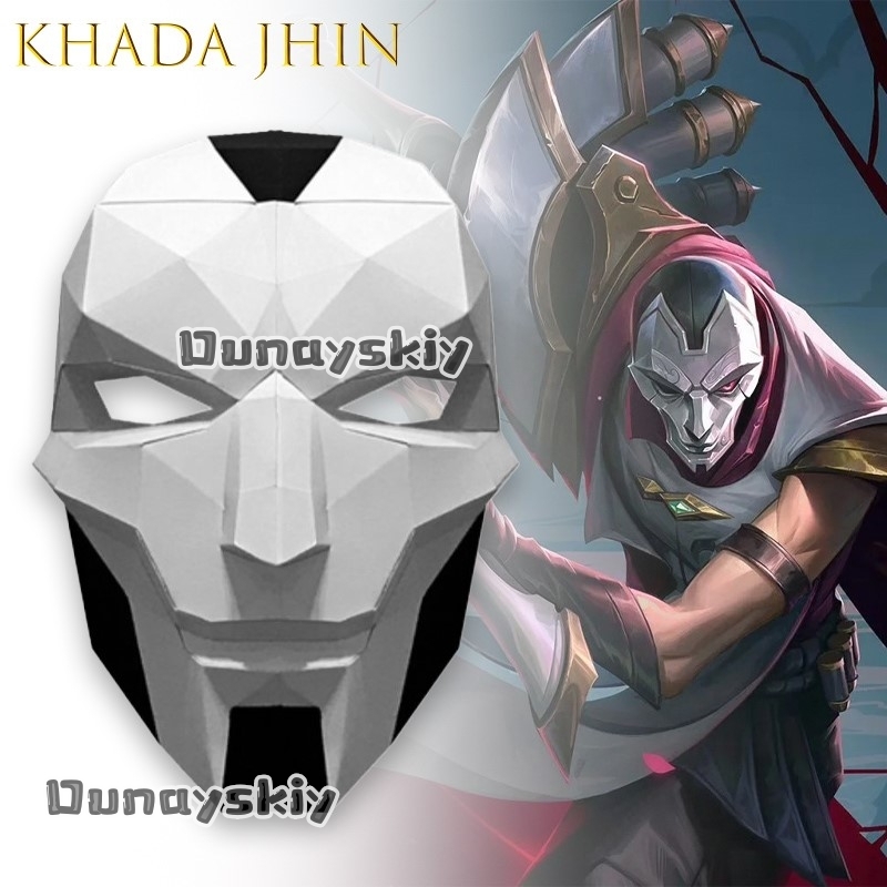 AKhada Jhin Oni Mask DIY Paper – обзор и цена Art Craft Games