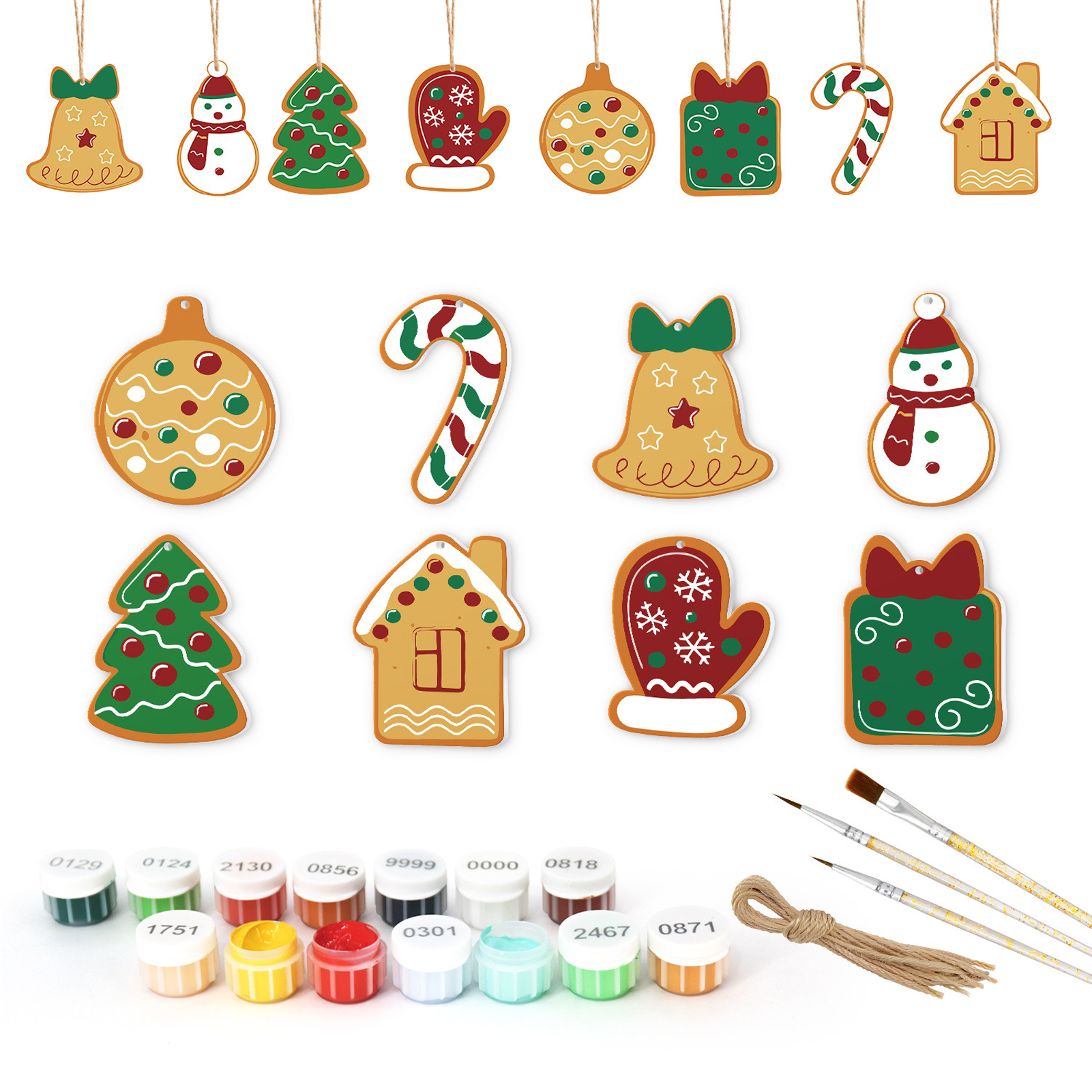 8Pcs/set Christmas Tree Hangin – обзор и цена Art And Craft Xmas Tree