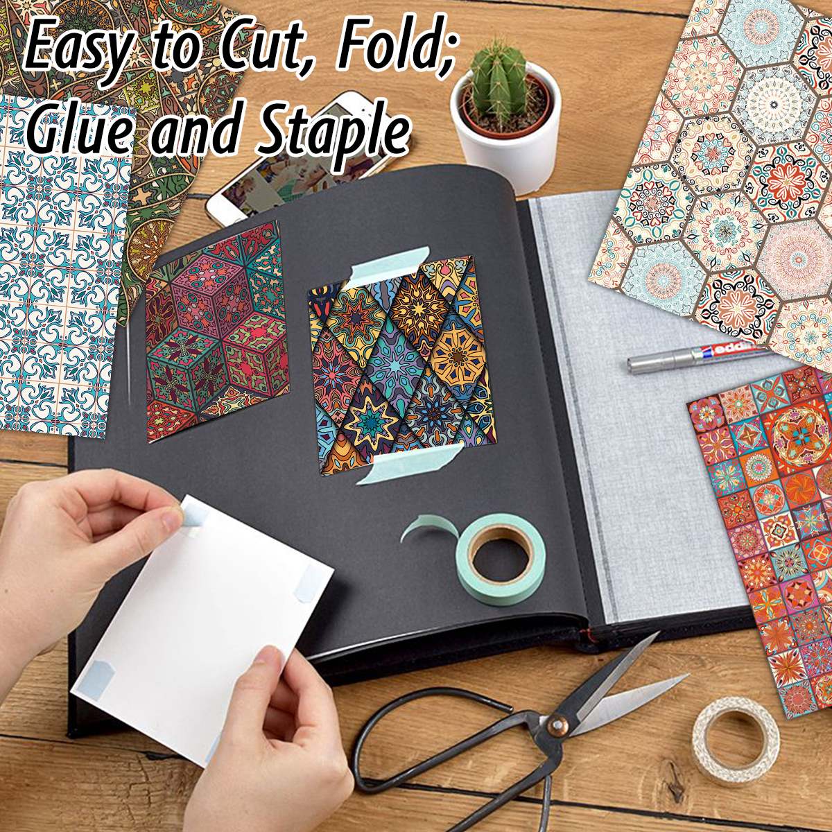 24pcs Fancy Tile Style Art Pap – обзор и цена Unique Art Craft