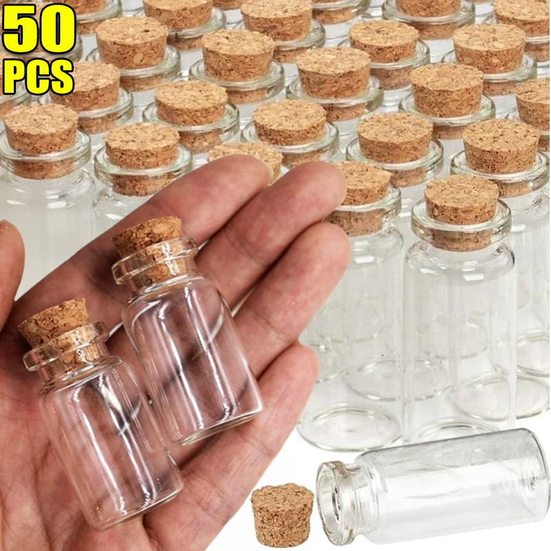 Small Glass Bottles with Cork  – обзор и цена Art Craft Letter A