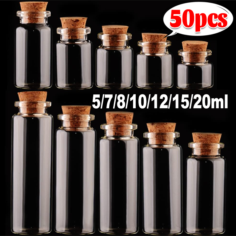 Small Glass Bottles with Cork  – обзор и цена Art Craft Letter A