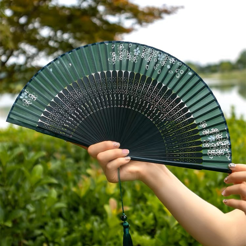Retro Silk Folding Fan for Wom – обзор и цена Art Craft Room