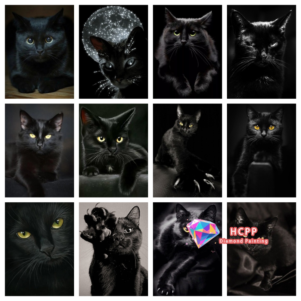 unframe Black Cat Animal Diamo – обзор и цена Unique Art Craft