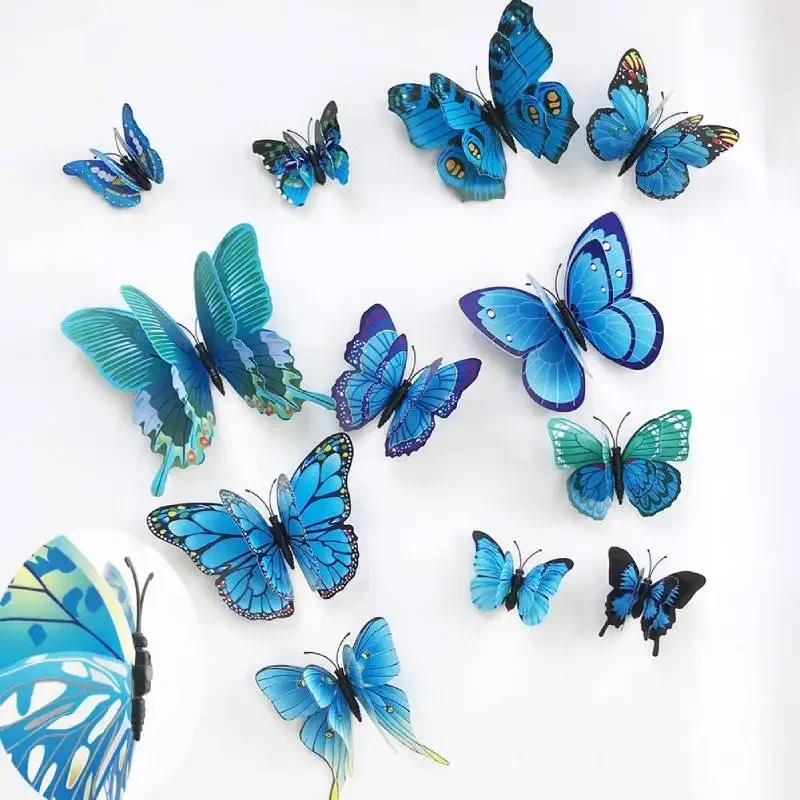 12pcs 3D Colorful Butterfly Wa – обзор и цена Art And Craft For Nursery
