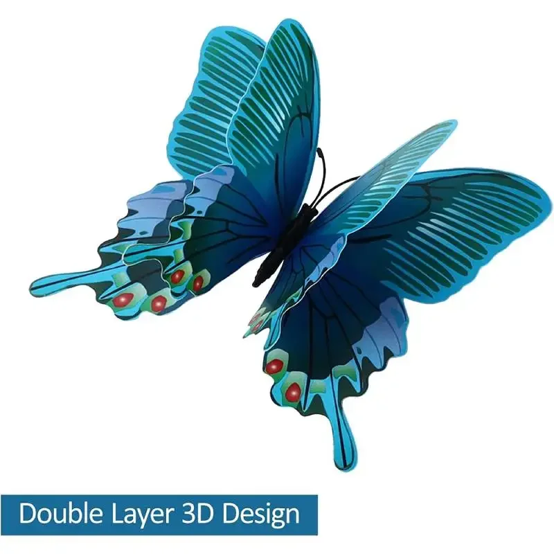 12pcs 3D Colorful Butterfly Wa – обзор и цена Art And Craft For Nursery